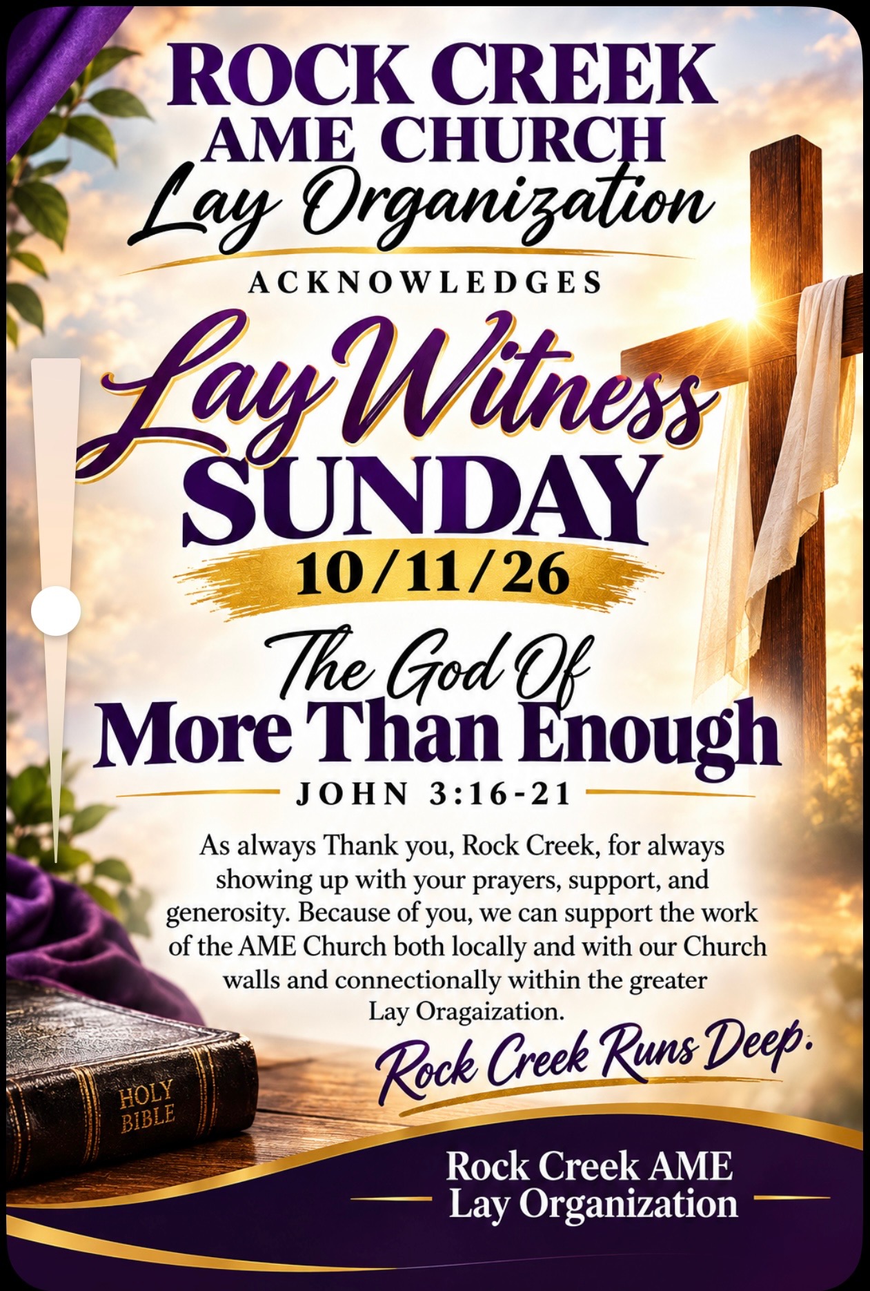 Lay Witness Sunday Flyer